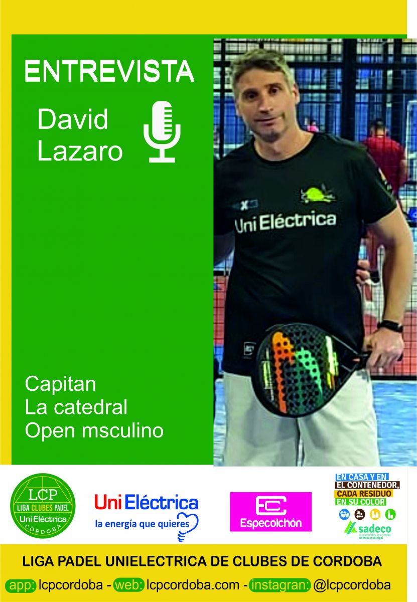 ENTREVISTA DAVID LAZARO
